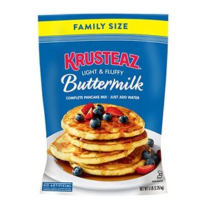 Krusteaz Complete Buttermilk Pancake And Waffle Mix For Light and Fluffy Pancakes