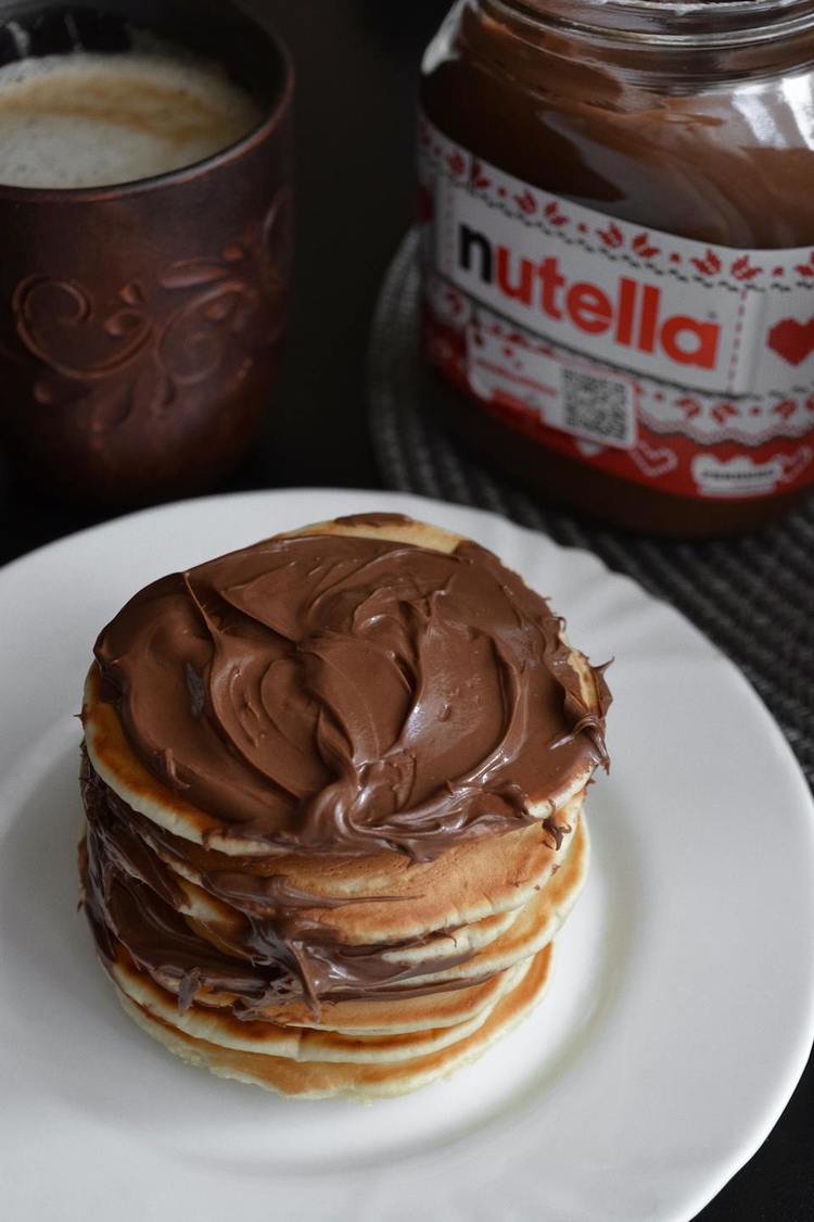 Pancakes Recipe - Nutella and Peanut Butter Pancakes