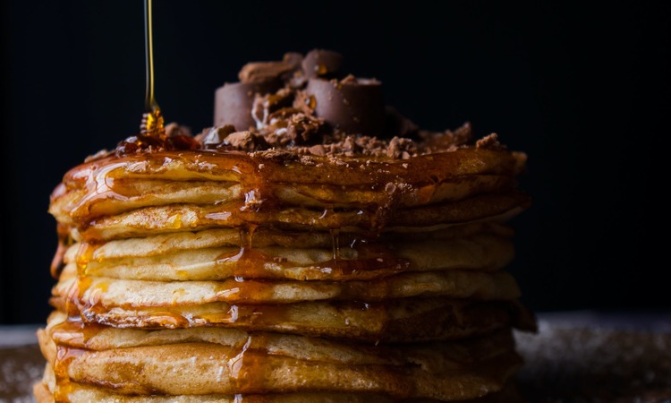 Pancakes Recipe - Pancakes with Chocolate and Honey