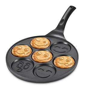 Clockitchen Nonstick Griddle Pancake Maker For Kids